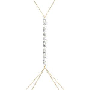 Gold Body Chain for Women, Sexy Simple Bikini Body Chain